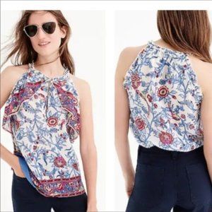 Host pick 🎉J.Crew Point Sur Floral Printed Tank Top